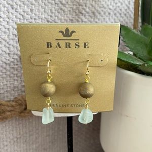 GENUINE stone earrings set from BARSE